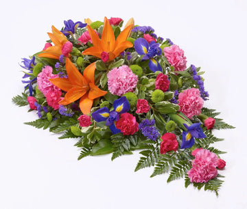 Lily and Iris Teardrop Spray Vibrant