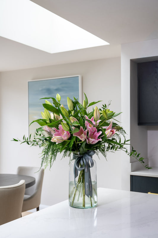 Pink Lily Vase