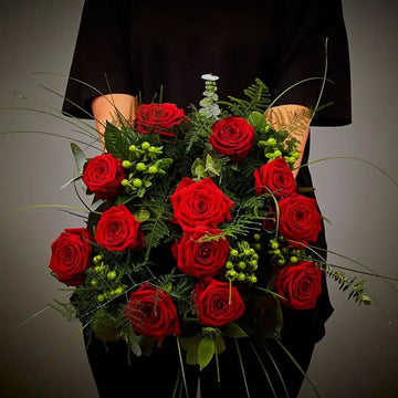 Red Rose Hand Tied Arbour Blooms