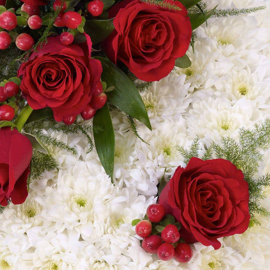 Red And White Posy1