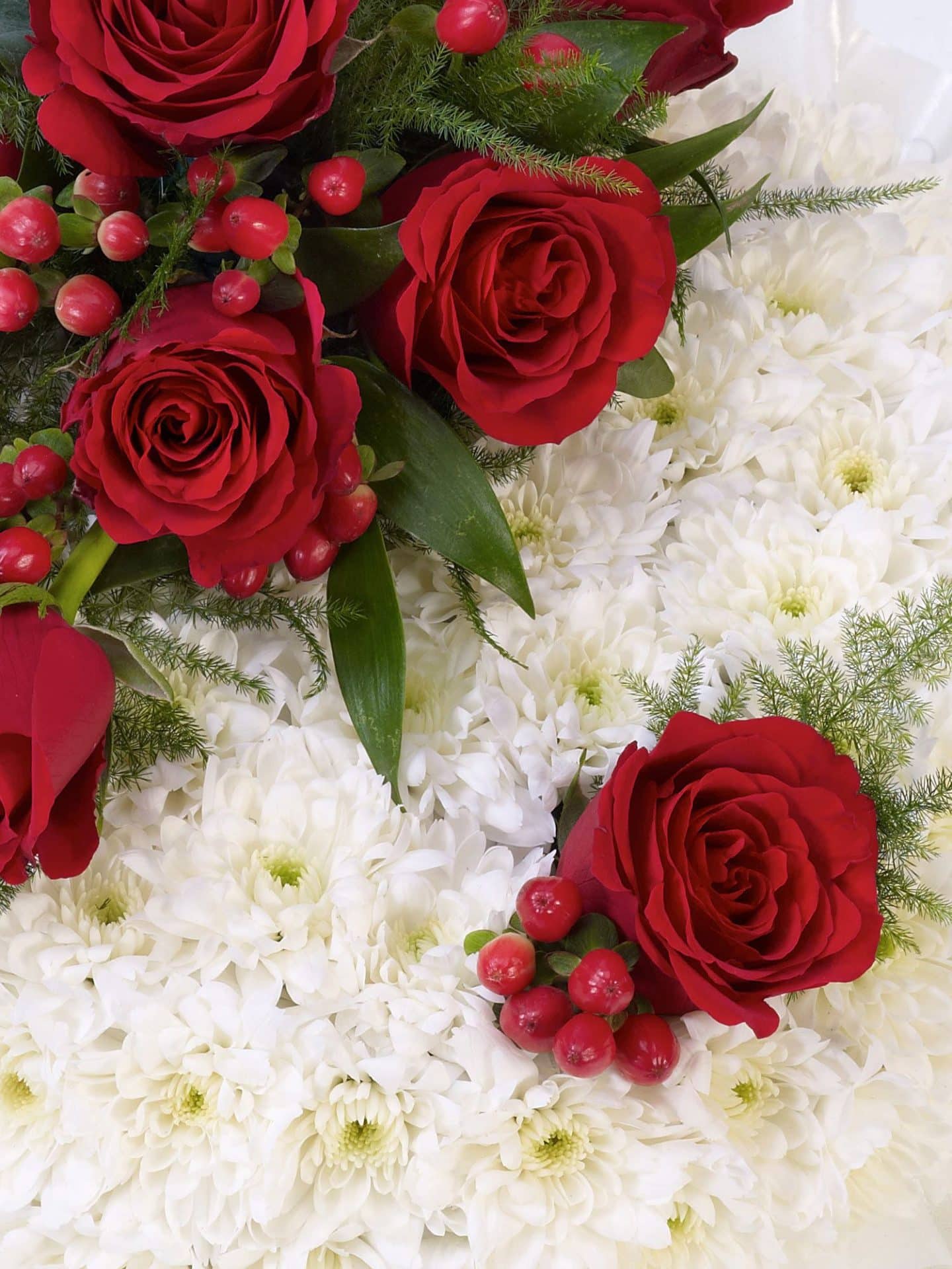Red And White Posy1