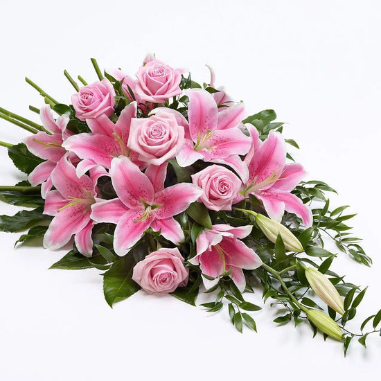 Rose and Lily Spray Pink