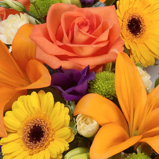 Rose And Lily Wreath Vibrant 1