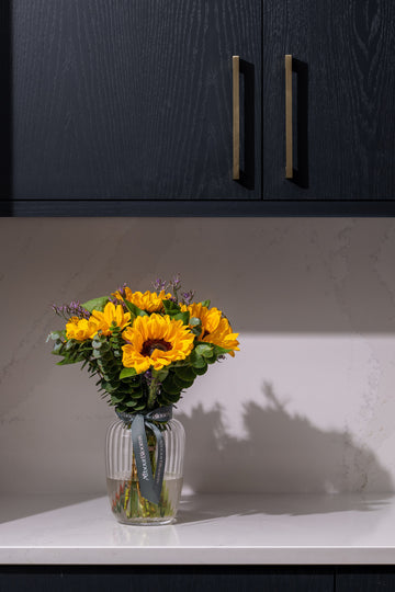 Summer Sunshine Vase| Sunflower Bouquet Dublin | Arbour Blooms