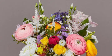 Tray Of Lovely Seasonal Blooms Arbour Blooms