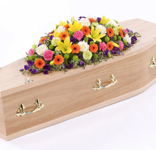Vibrant Casket Spray