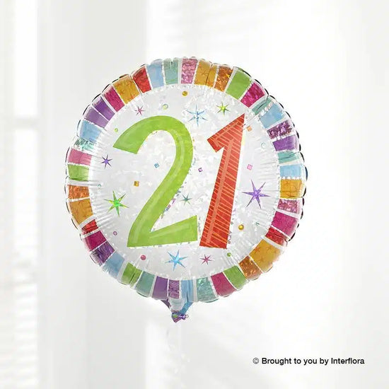21st birthday balloon