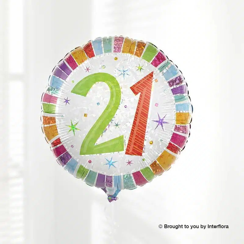 21st birthday balloon