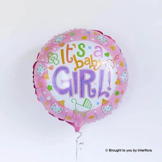 baby girl balloon