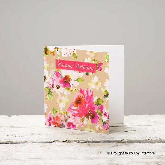 happy birthday greetings card