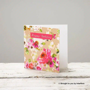 happy birthday greetings card