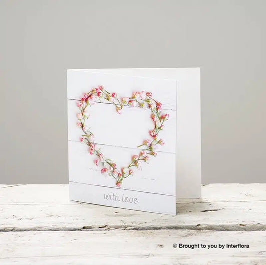 with love greetings card
