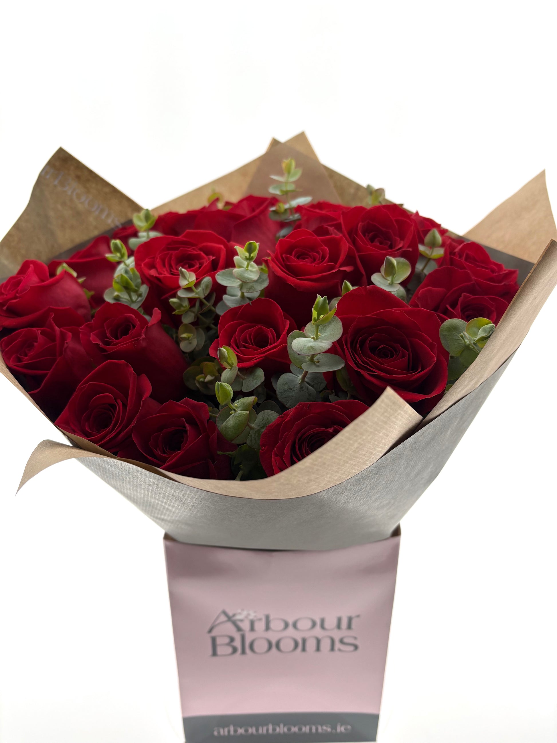 Checkers Roses Price Showstopper 24 Luxury Red Rose Bouquet – Arbour Blooms