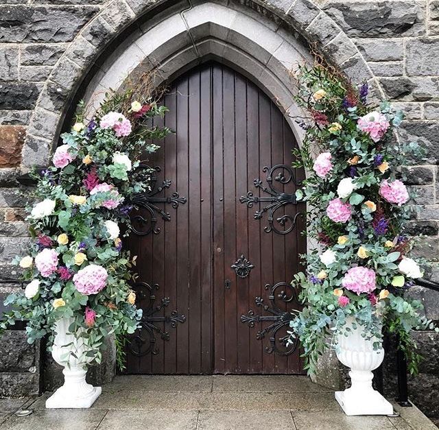 church wedding florals